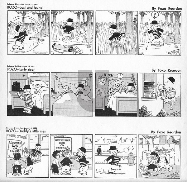 Bozo on Monday March 17, 2025 Comic Strip
