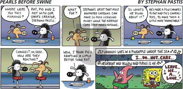 Pearls Before Swine on Sunday August 21, 2005 Comic Strip
