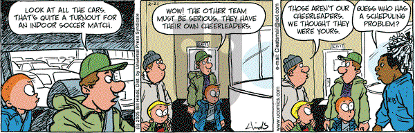 Cleats on Monday February 21, 2005 Comic Strip