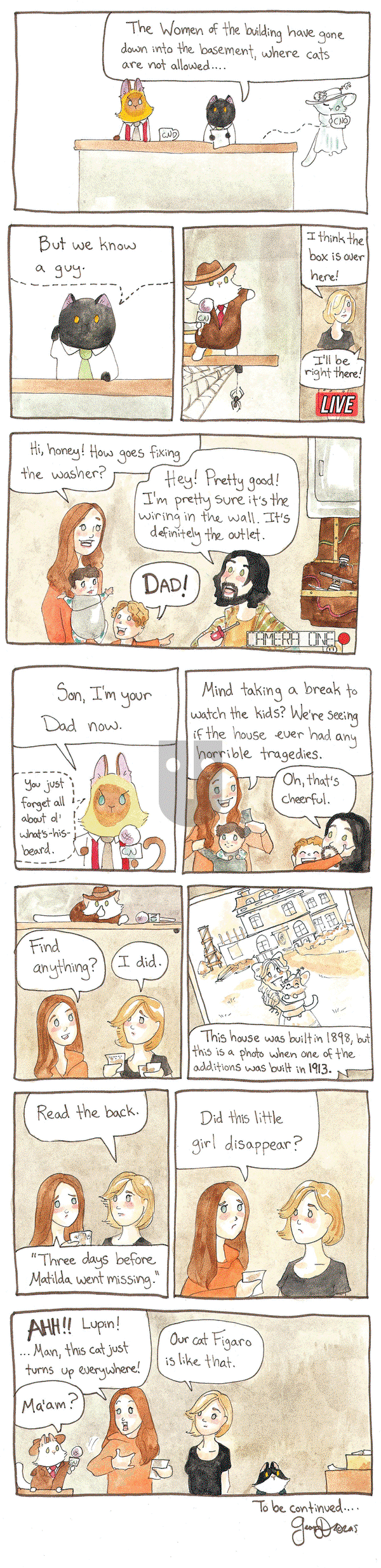 Breaking Cat News on Thursday March 24, 2016 Comic Strip