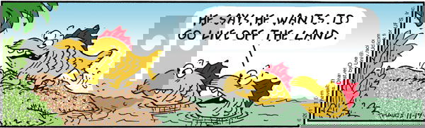 Frank and Ernest - Saturday November 19, 2011 Comic Strip