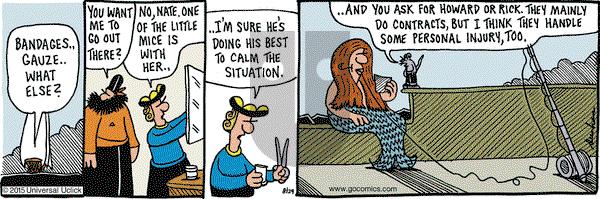 Overboard on Saturday August 29, 2015 Comic Strip