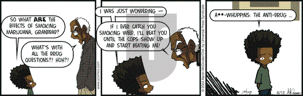 The Boondocks on Saturday June 12, 2004 Comic Strip