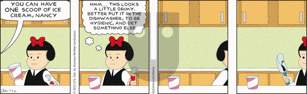 Nancy on Thursday July 15, 2021 Comic Strip