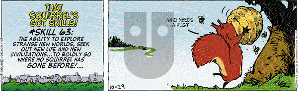 Over the Hedge on Wednesday October 29, 2014 Comic Strip