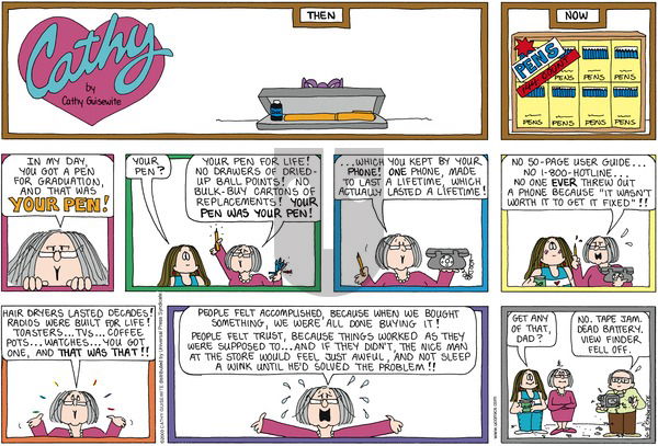 Cathy Classics on Sunday June 8, 2025 Comic Strip