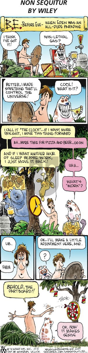 Non Sequitur on Sunday November 2, 2014 Comic Strip