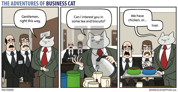 The Adventures of Business Cat on Thursday April 29, 2021 Comic Strip