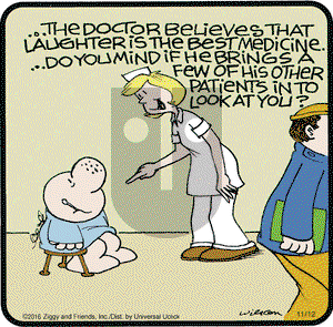 Ziggy on Saturday November 12, 2016 Comic Strip