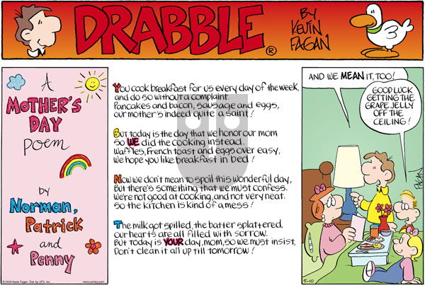 Drabble on Sunday May 10, 2009 Comic Strip