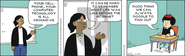 Nancy - Thursday May 17, 2018 Comic Strip