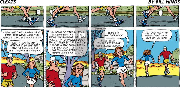 Cleats on Sunday November 20, 2005 Comic Strip