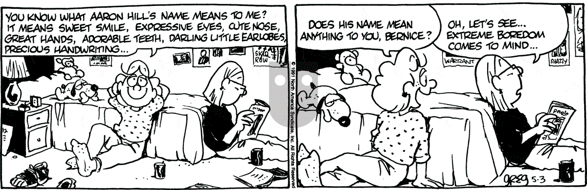 Luann - Friday May 3, 1991 Comic Strip