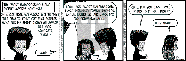 The Boondocks on Wednesday October 6, 2010 Comic Strip
