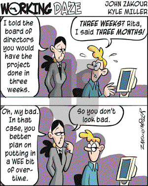 Working Daze on Monday September 20, 2004 Comic Strip