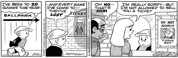 Nancy on Friday July 27, 2007 Comic Strip