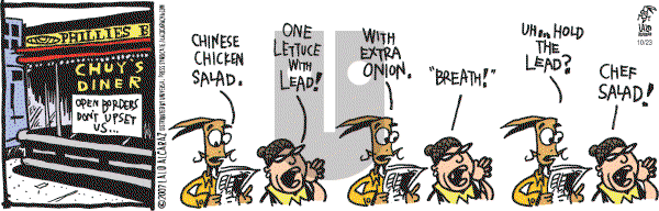 La Cucaracha on Saturday December 29, 2007 Comic Strip