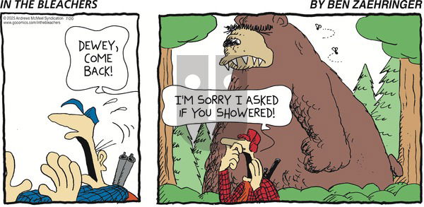 In the Bleachers on 2025-07-20 Comic Strip