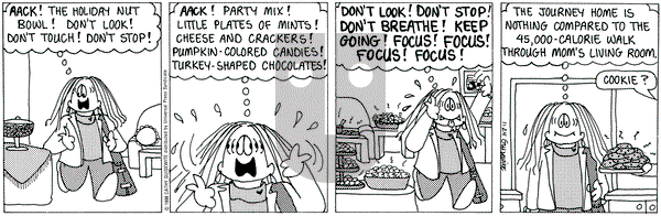 Cathy Classics on Tuesday November 24, 1998 Comic Strip