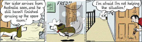 Fred Basset on Saturday December 21, 2013 Comic Strip