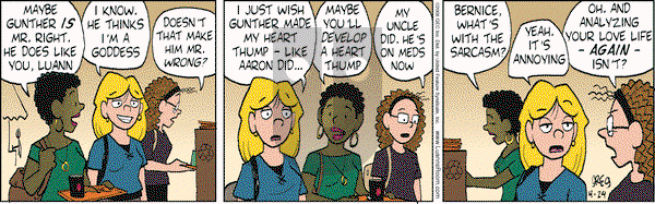 Luann on Thursday April 24, 2008 Comic Strip