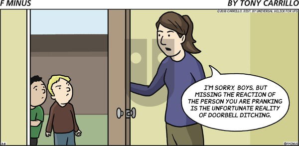 F Minus on Sunday March 6, 2016 Comic Strip