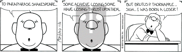 The Born Loser on Tuesday November 6, 2001 Comic Strip