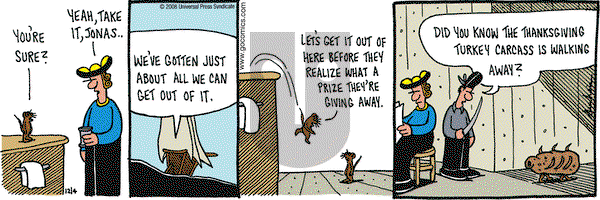 Overboard on Thursday December 4, 2008 Comic Strip