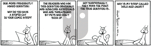 Arlo and Janis on Saturday December 21, 2002 Comic Strip