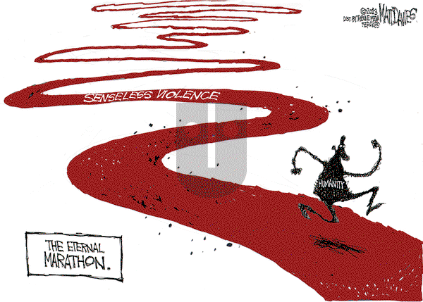 Matt Davies on Monday April 15, 2013 Comic Strip