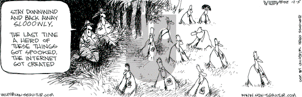 Non Sequitur on Thursday December 5, 2002 Comic Strip