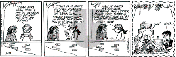 Doonesbury - Tuesday February 29, 1972 Comic Strip