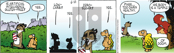 Over the Hedge on Thursday June 27, 2019 Comic Strip