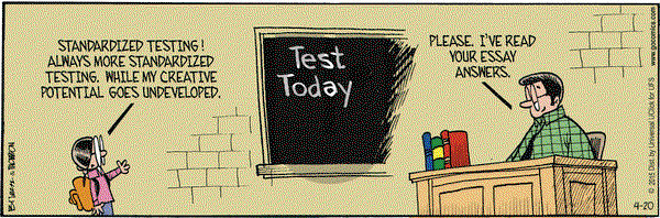 Grand Avenue on Monday April 20, 2015 Comic Strip