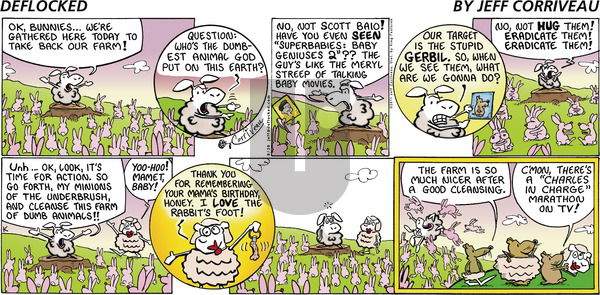 DeFlocked on Sunday August 28, 2011 Comic Strip