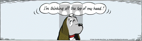 Fred Basset on Saturday November 18, 2017 Comic Strip