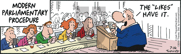 Frank and Ernest on Saturday July 16, 2016 Comic Strip