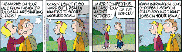 Drabble on Monday December 3, 2012 Comic Strip