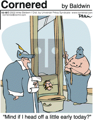 Cornered on Friday October 18, 2002 Comic Strip