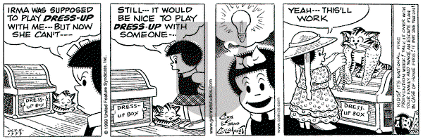 Nancy on Tuesday October 5, 1999 Comic Strip