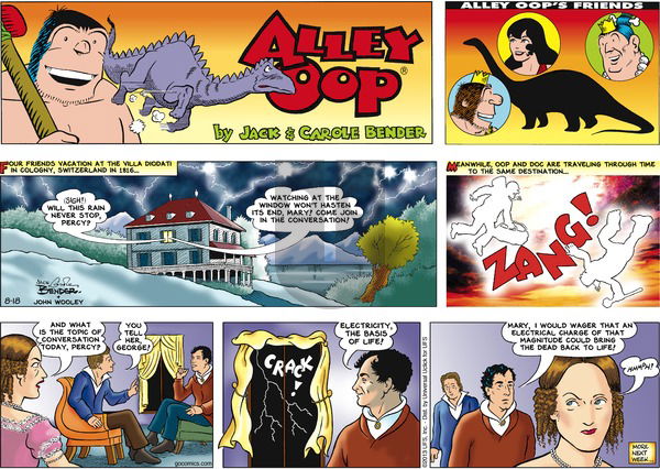 Alley Oop on Sunday August 18, 2013 Comic Strip