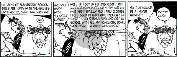 Luann on Monday February 20, 1995 Comic Strip