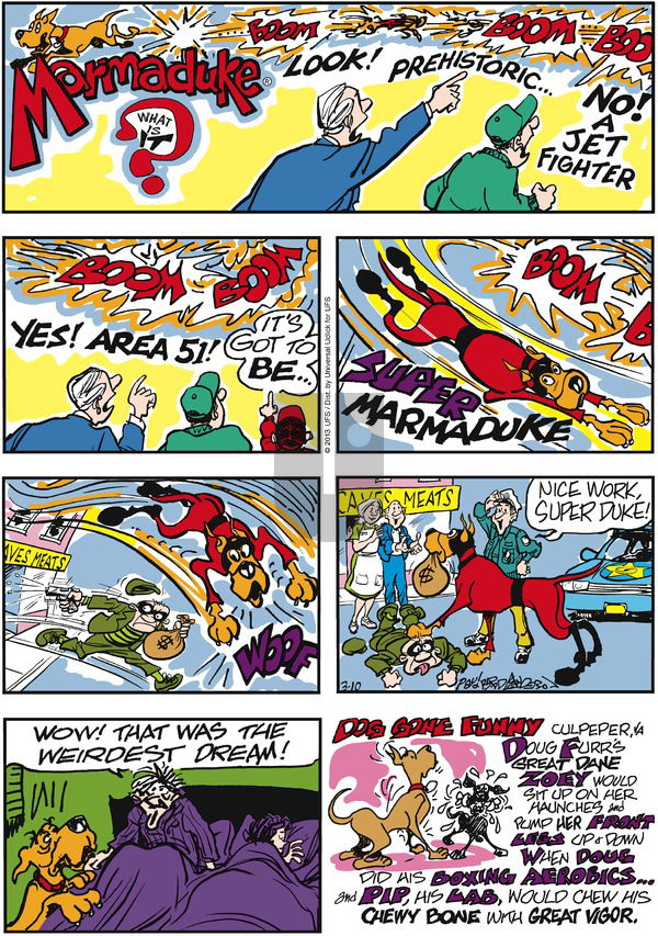 Marmaduke on Sunday March 10, 2013 Comic Strip