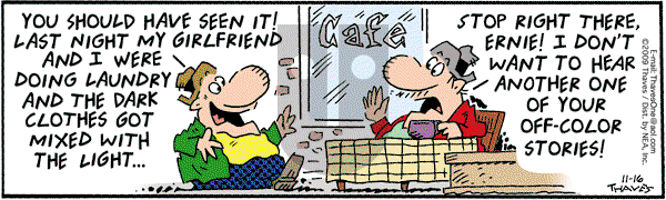 Frank and Ernest - Monday November 16, 2009 Comic Strip