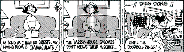 Rose is Rose on Thursday September 16, 1999 Comic Strip