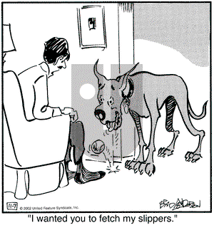 Marmaduke on Thursday November 7, 2002 Comic Strip