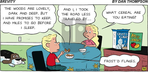 Brevity on Sunday November 13, 2016 Comic Strip