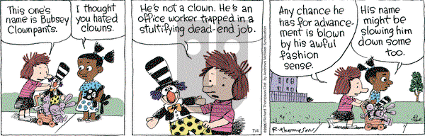 Cul de Sac on Thursday July 4, 2019 Comic Strip