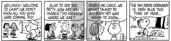 Peanuts on Friday June 6, 1980 Comic Strip