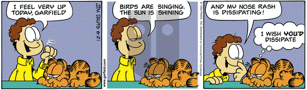 Garfield on Monday June 21, 1999 Comic Strip